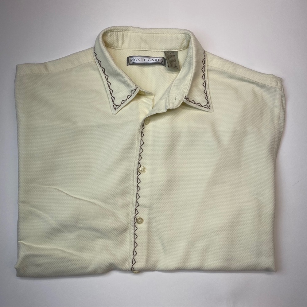MONTE CARLO XL CASUAL BUTTON DOWN Vintage